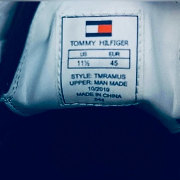 Tommy Hilfiger Ramus Sneakers, Men’s Size 11.5 in Navy Blue, Red, and White. - Picture 8 of 8